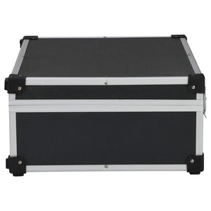 Werkzeugkoffer aus Aluminium 46x33x16cm Schwarz
