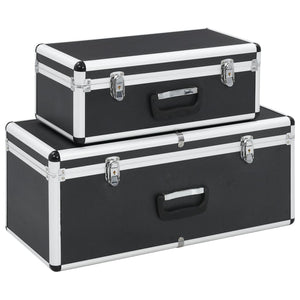 Aluminium Aufbewahrungskoffer 2er Set
