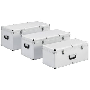 Aluminium Aufbewahrungskoffer - 3er Set