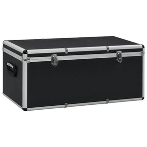 Aluminium Aufbewahrungskoffer 3 Stk Schwarz