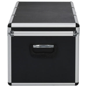 Aluminium Aufbewahrungskoffer 3 Stk Schwarz
