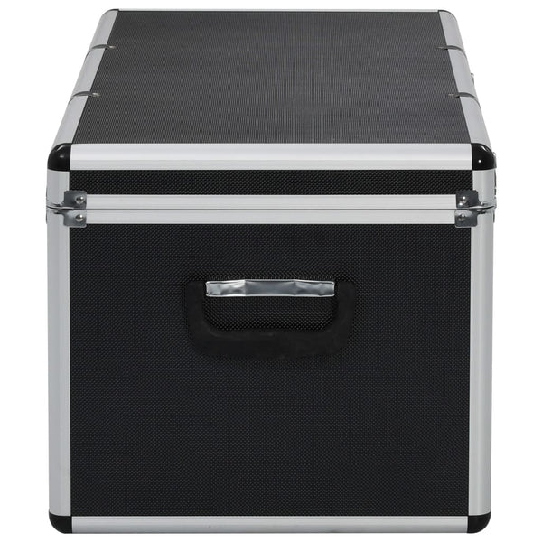 Aluminium Aufbewahrungskoffer 3 Stk Schwarz