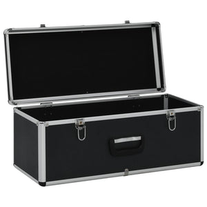 Aluminium Aufbewahrungskoffer 3 Stk Schwarz