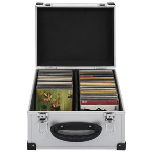 CD-Koffer für 40 CDs, Silber