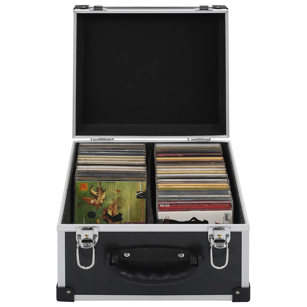 CD-Koffer für 40 CDs, abschließbar