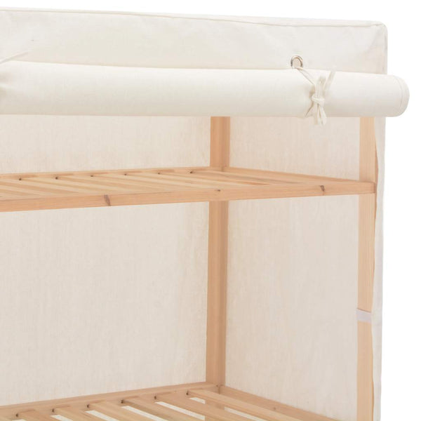 Kleiderschrank Weiß 79 x 40 x 170 cm Stoff