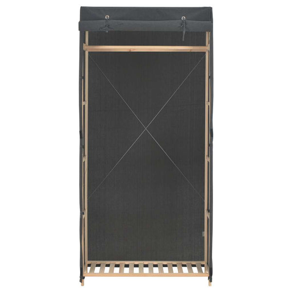 vidaXL Armoire en tissu gris 79 x 40 x 170 cm