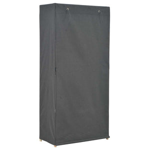 vidaXL Armoire en tissu gris 79 x 40 x 170 cm
