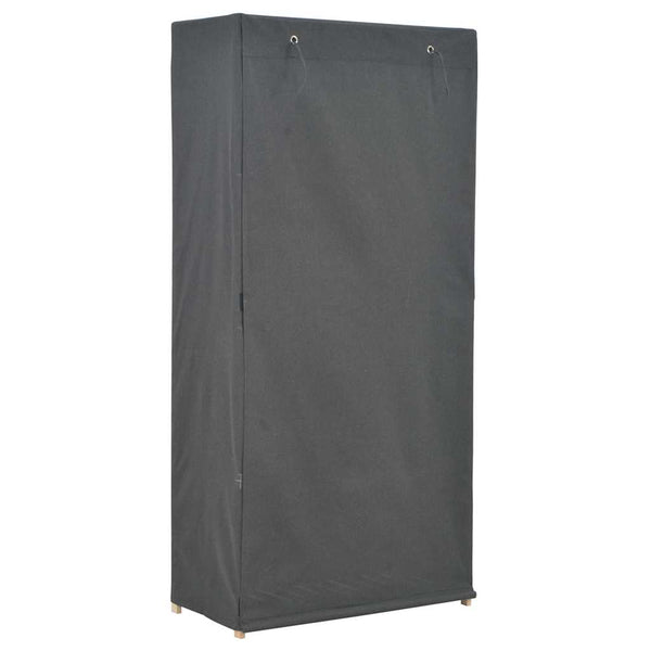 vidaXL Armoire en tissu gris 79 x 40 x 170 cm
