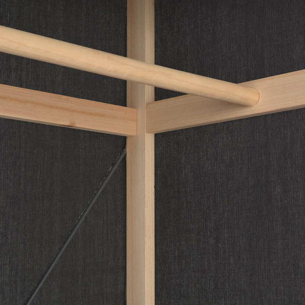 vidaXL Armoire en tissu gris 79 x 40 x 170 cm