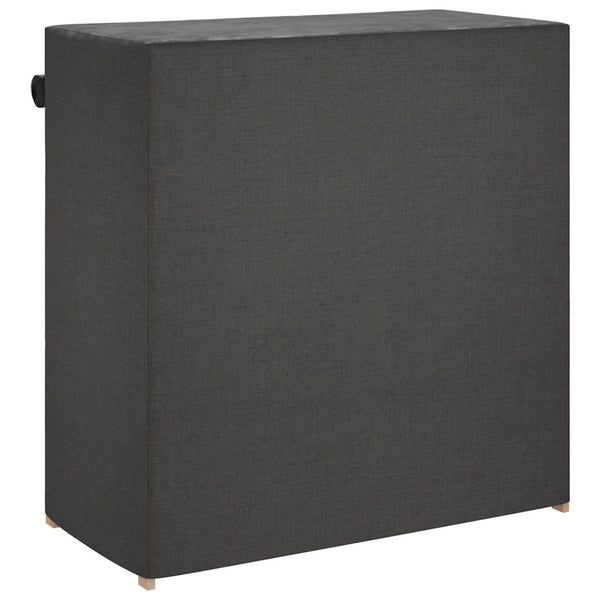 Schuhschrank mit Abdeckung Grau 79 x 40 x 80 cm Stoff