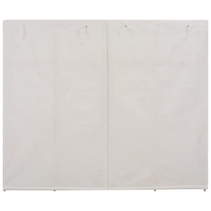 Kleiderschrank Weiß 200 x 40 x 170 cm Stoff