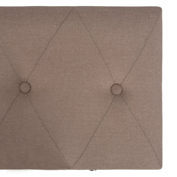 Hocker mit Stauraum 3 Stk. Braun Stoff