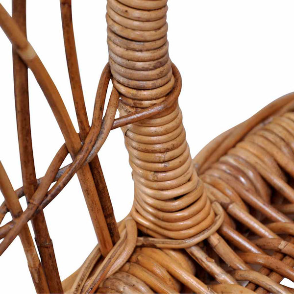 Gartenstühle 2 Stk. Natürliches Rattan Braun