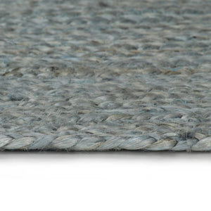 Teppich Handgefertigt Jute Rund 120 cm Olivgrün