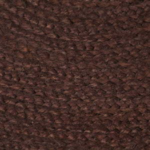 Teppich Handgefertigt Jute Rund 150 cm Braun