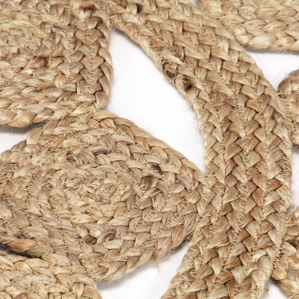 vidaXL Tapis tressé à la main en jute 90 cm