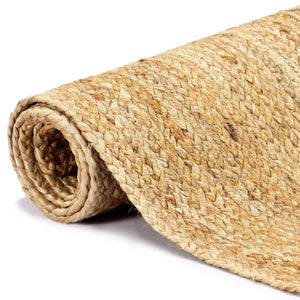 Teppich Handgefertigt Jute Natur 120x180 cm