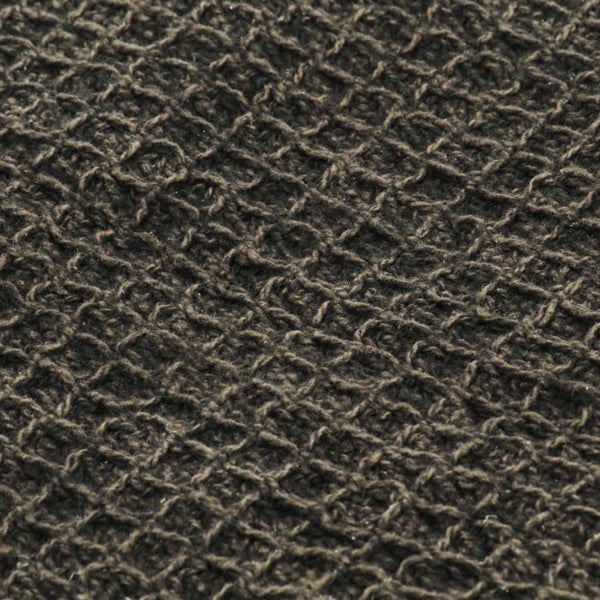 vidaXL Jeté de canapé en coton 160x210 cm Anthracite/Marron