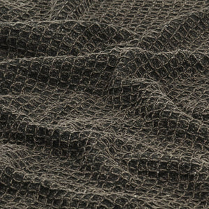vidaXL Jeté de canapé en coton 160x210 cm Anthracite/Marron