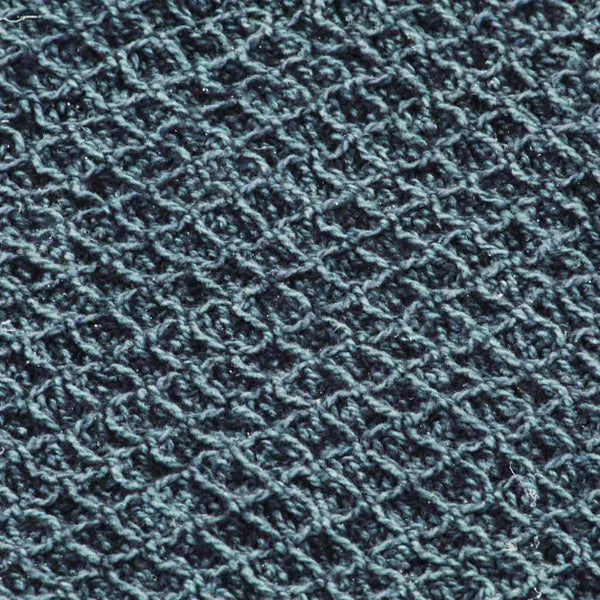 vidaXL Jeté de lit en coton 125x150 cm bleu indigo