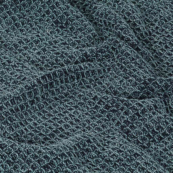 vidaXL Jeté de lit en coton 125x150 cm bleu indigo