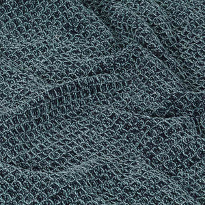 vidaXL Jeté de lit en coton 125x150 cm bleu indigo