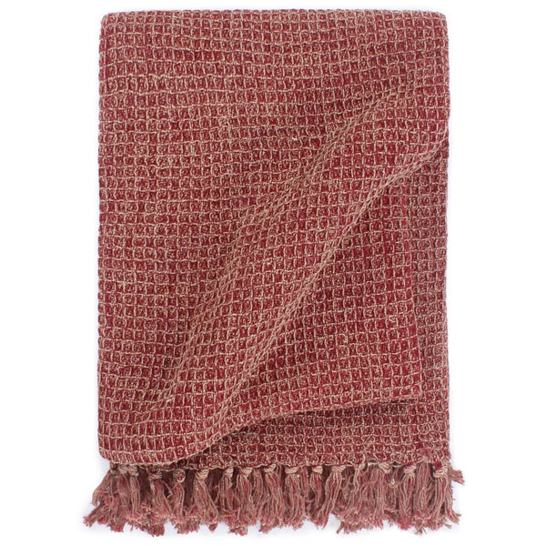 vidaXL Couvre-lit en coton 220x250 cm bordeaux