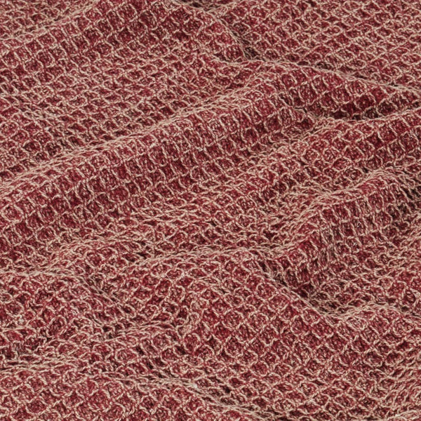 vidaXL Couvre-lit en coton 220x250 cm bordeaux
