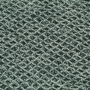 vidaXL Jeté de canapé en coton 125x150 cm Vert foncé