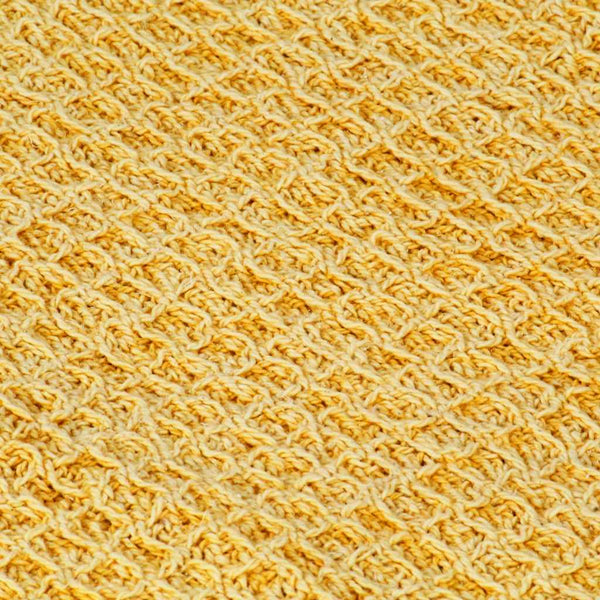 vidaXL Jeté de lit en coton 220x250 cm jaune moutarde