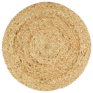 vidaXL Sets de table 6 pcs Naturel 38 cm Rond Jute
