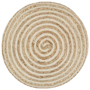 Handgefertigter Sitzpuff 40 x 45 cm Jute