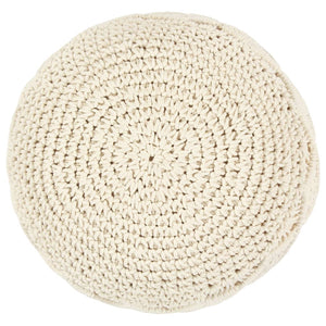 Makramee Sitzpuff Handgefertigt 45 x 30 cm Baumwolle