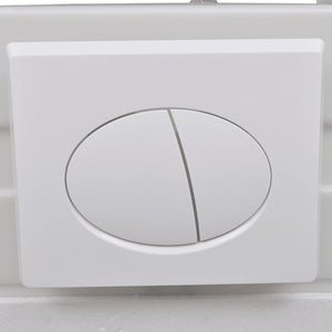 Hänge-Toilette mit Einbau-Spülkasten Keramik Schwarz