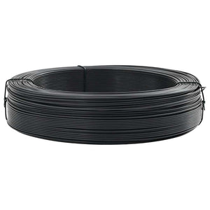 Zaun-Bindedraht 250 m 1,4/2 mm Stahl Anthrazit