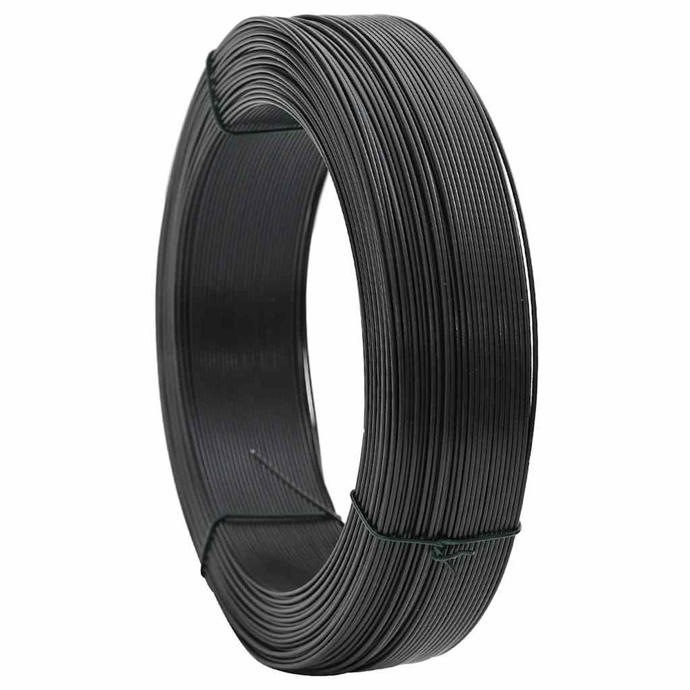 Zaun-Bindedraht 250 m 1,6/2,5 mm Stahl Anthrazit