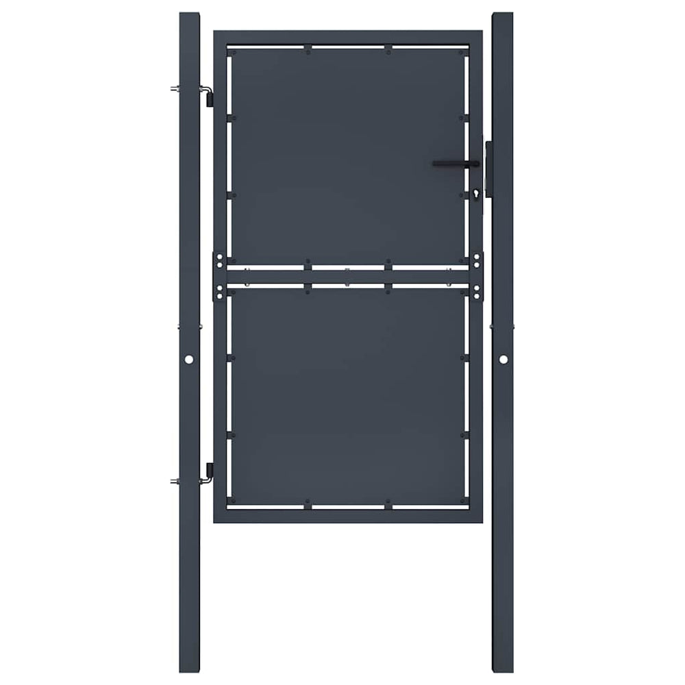 vidaXL Steel Garden Gate 100 x 150 cm Anthracite