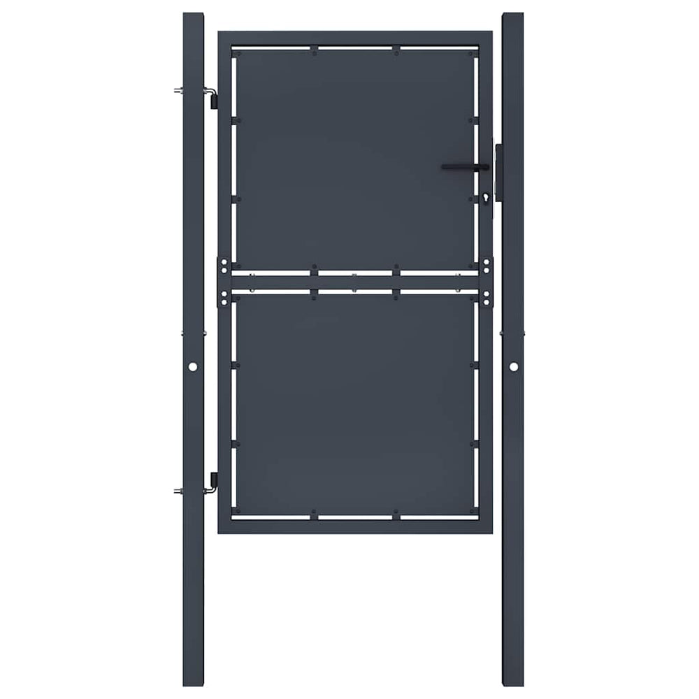 vidaXL Steel Garden Gate 100 x 175 cm Anthracite