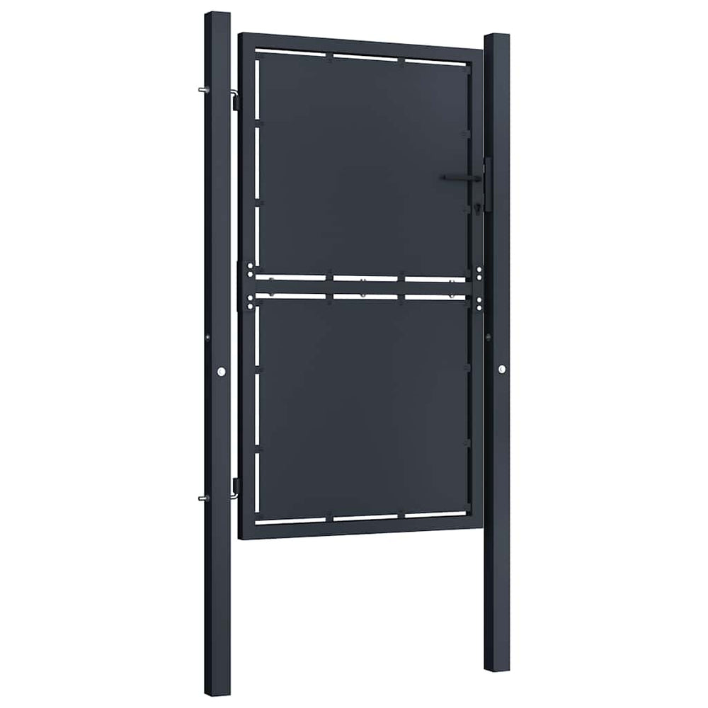 vidaXL Steel Garden Gate 100 x 175 cm Anthracite