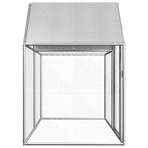Hühnerstall 2x1x1,5 m Verzinkter Stahl