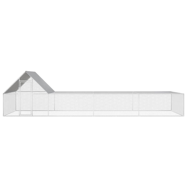 Hühnerstall 8x2x2 m Verzinkter Stahl