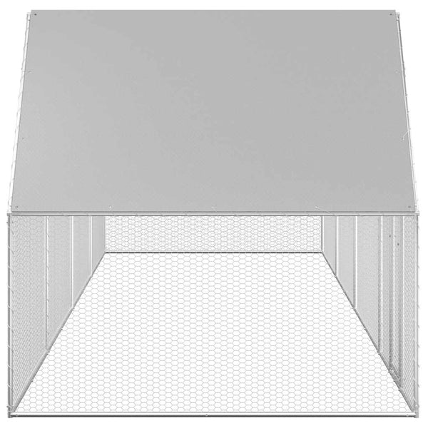 Hühnerstall 8x2x2 m Verzinkter Stahl