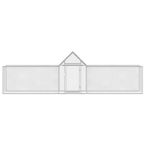 Hühnerstall 5x1x1,5 m Verzinkter Stahl