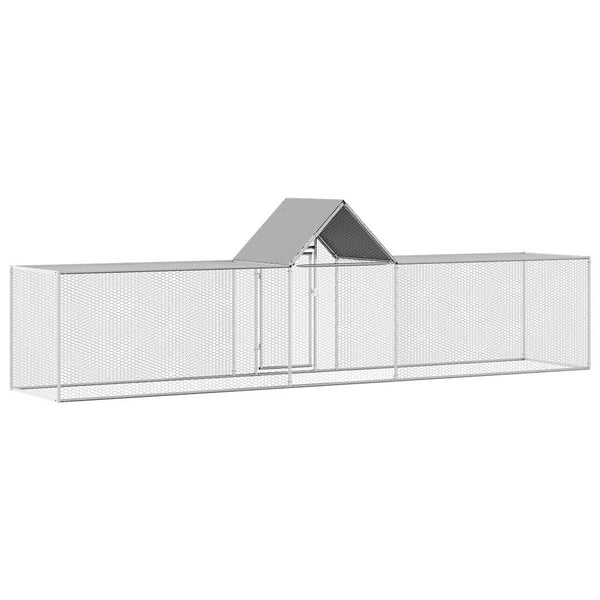 Hühnerstall 5x1x1,5 m Verzinkter Stahl