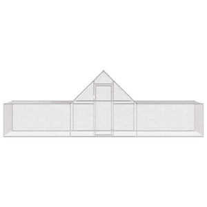Hühnerstall 6x2x2 m Verzinkter Stahl