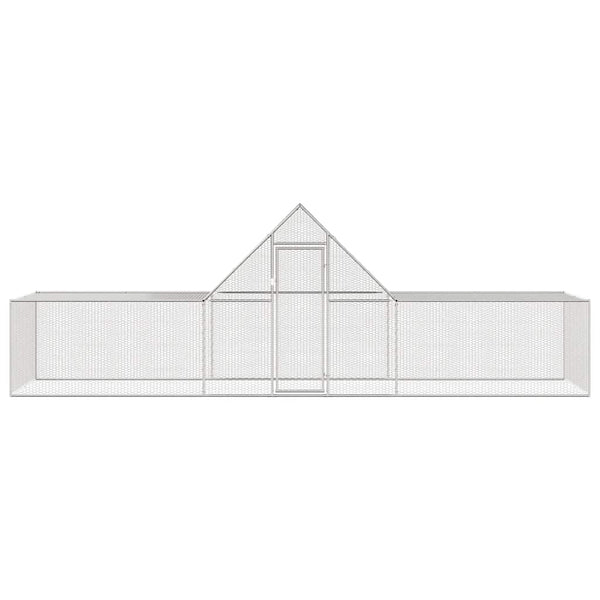 Hühnerstall 6x2x2 m Verzinkter Stahl
