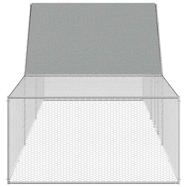 Hühnerstall 6x2x2 m Verzinkter Stahl