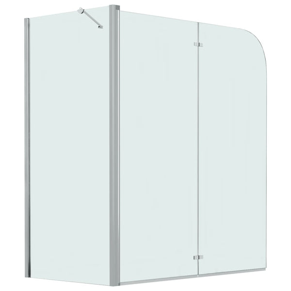 Badewannenaufsatz 2-fach Faltbar ESG 120x68x130 cm