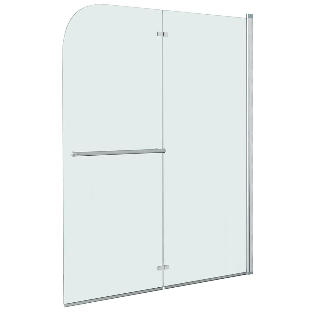 vidaXL Cabine de douche pliable 2 panneaux ESG 120 x 140 cm
